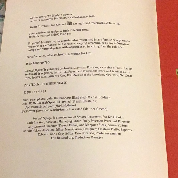 ⛱️2/$5⛱️Sports Illustrated for Kids Books January 2000, clean - Picture 3 of 6